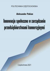 Innowacje społeczne w zarządzaniu - okłakda ebooka