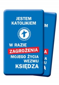 Karta Jestem katolikiem 1 szt. - zdjęcie