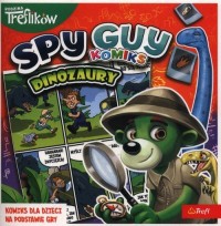 Komiks Spy Guy Dinozaury Rodzina - okładka książki