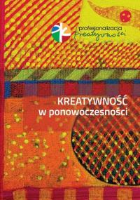 Kreatywność w ponowoczesności - okłakda ebooka