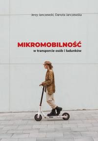 Mikromobilność w transporcie osób - okłakda ebooka