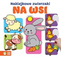Naklejkowe zwierzaki. Na wsi - okładka książki