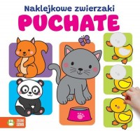 Naklejkowe zwierzaki. Puchate - okładka książki