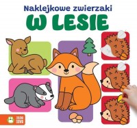 Naklejkowe zwierzaki. W lesie - okładka książki
