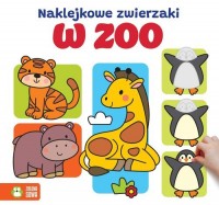Naklejkowe zwierzaki. W zoo - okładka książki