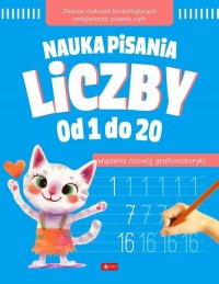 Nauka pisania. Liczby od 1 do 20 - okładka książki