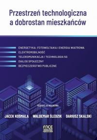 Przestrzeń technologiczna a dobrostan - okłakda ebooka