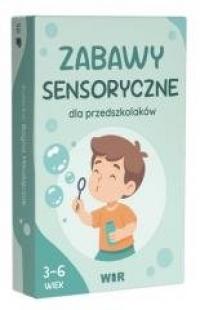 Zabawy sensoryczne dla przedszkolaków - okładka książki