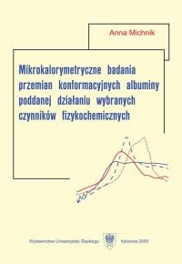 Mikrokalorymetryczne badania przemian - okłakda ebooka