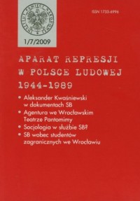 Aparat represji w Polsce Ludowej - okładka książki