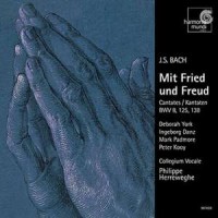 Cantates BWV 8, 125 Mit Fried und - okładka płyty