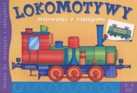 Lokomotywy. Malowanka z naklejkami - okładka książki