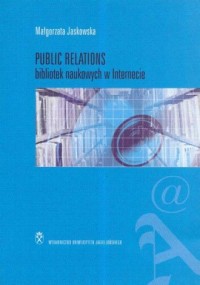 Public relations bibliotek naukowych - okładka książki