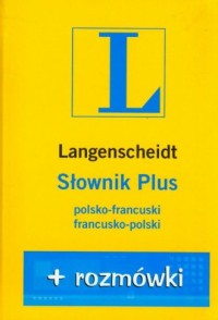 Słownik Plus polsko-francuski, - okładka książki
