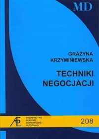 Techniki negocjacji - okładka książki
