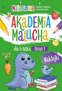 Akademia malucha dla 5 latka Zeszyt - okładka książki