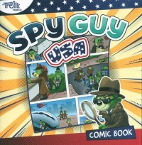 Komiks Spy Guy USA Rodzina Treflików - okładka książki