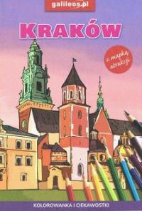 Kraków - kolorowanka - okładka książki