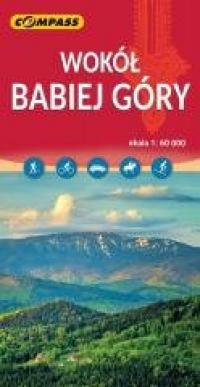 Mapa turystyczna - Wokół Babiej - okładka książki