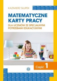Matematyczne karty pracy dla uczniów - okładka książki