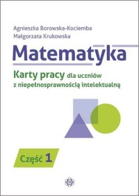 Matematyka cz. 1. Karty pracy dla - okładka książki