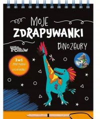 Moje zdrapywanki Dinozaury Rodzina - okładka książki