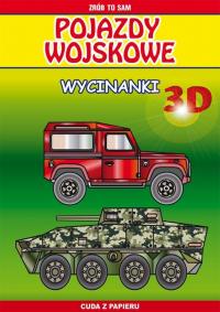 Pojazdy wojskowe. Wycinanki 3D. - okłakda ebooka