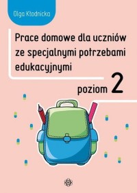 Prace domowe dla uczniów ze specjalnymi - okładka książki