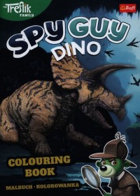 Spy Guy Dino Kolorowanka - okładka książki
