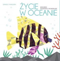 Życie w oceanie Koloruj zgodnie - okładka książki