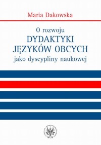 O rozwoju dydaktyki języków obcych - okłakda ebooka