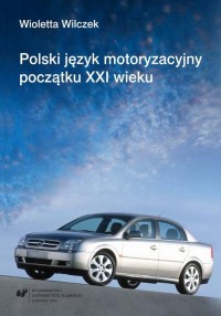 Polski język motoryzacyjny początku - okłakda ebooka