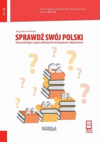 Sprawdź swój polski. Testy poziomujące - okłakda ebooka