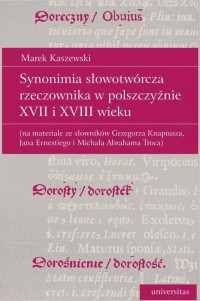 Synonimia słowotwórcza rzeczownika - okłakda ebooka