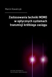 Zastosowania techniki MIMO w optycznych - okłakda ebooka