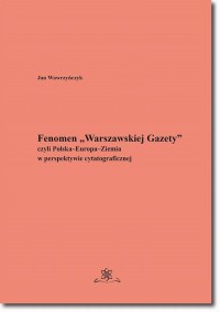 Fenomen „Warszawskiej Gazety” czyli - okłakda ebooka