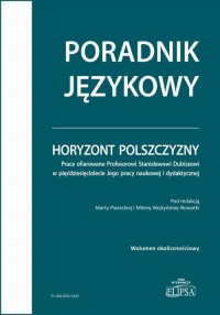 Horyzont polszczyzny. Prace ofiarowane - okłakda ebooka