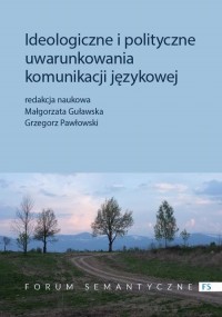 Ideologiczne i polityczne uwarunkowania - okłakda ebooka
