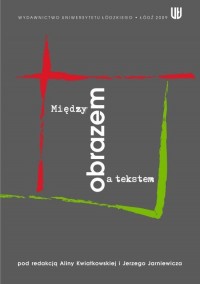 Między obrazem a tekstem - okłakda ebooka