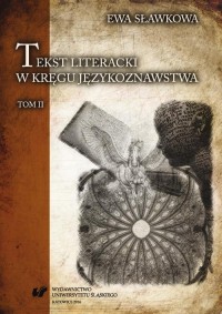 Tekst literacki w kręgu językoznawstwa. - okłakda ebooka