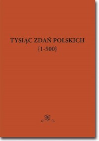 Tysiąc zdań polskich {1-500} - okłakda ebooka