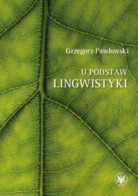 U podstaw lingwistyki – relacja, - okłakda ebooka