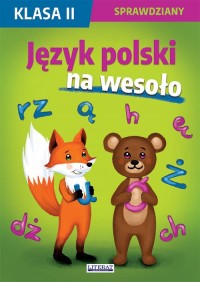 Język polski na wesoło. Sprawdziany. - okładka podręcznika