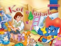 Kot w butach. Rozkładanki - okładka książki