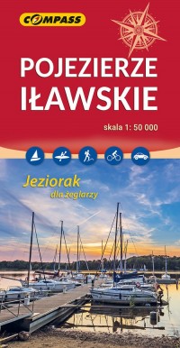 Mapa turystyczna - Pojezierze Iławskie - okładka książki