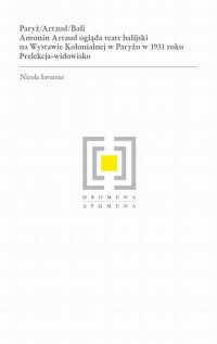 Paryż/Artaud/Bali. Antonin Artaud - okłakda ebooka