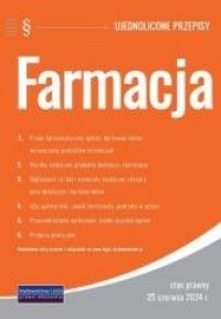 Farmacja - ujednolicone przepisy - okładka książki