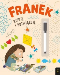 Jeżyk Franek Franek rysuję i rozwiązuję - okładka książki
