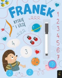 Jeżyk Franek Rysuję i liczę - okładka książki