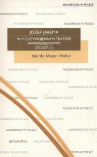 Józef Jarema w międzywojennym teatrze - okłakda ebooka